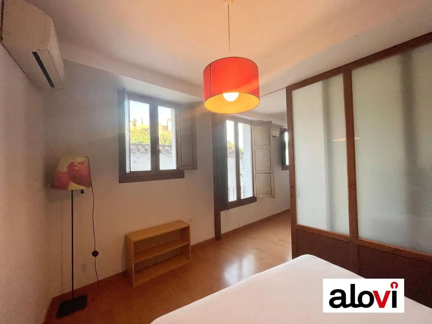 Bedroom of Apartments for rent in Granada  with Air Conditioner and Furnished