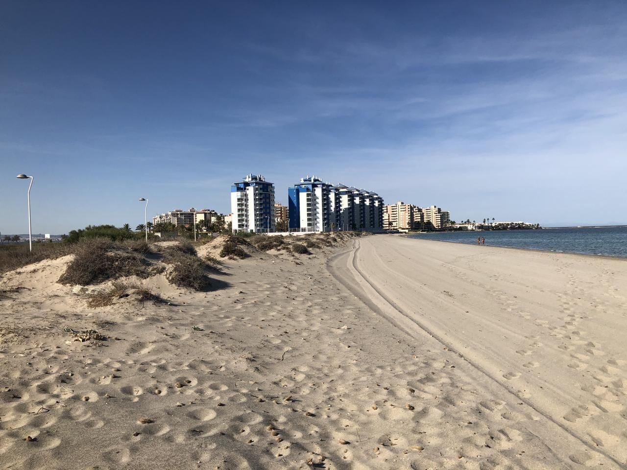 Vista exterior de Apartamento en venta en La Manga del Mar Menor con Aire acondicionado, Calefacción y Jardín privado