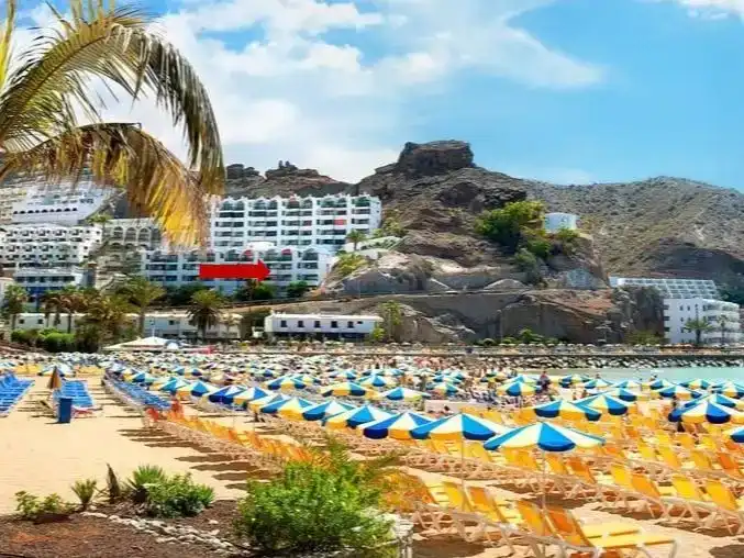 Exterior view of Flat for sale in Mogán  with Swimming Pool