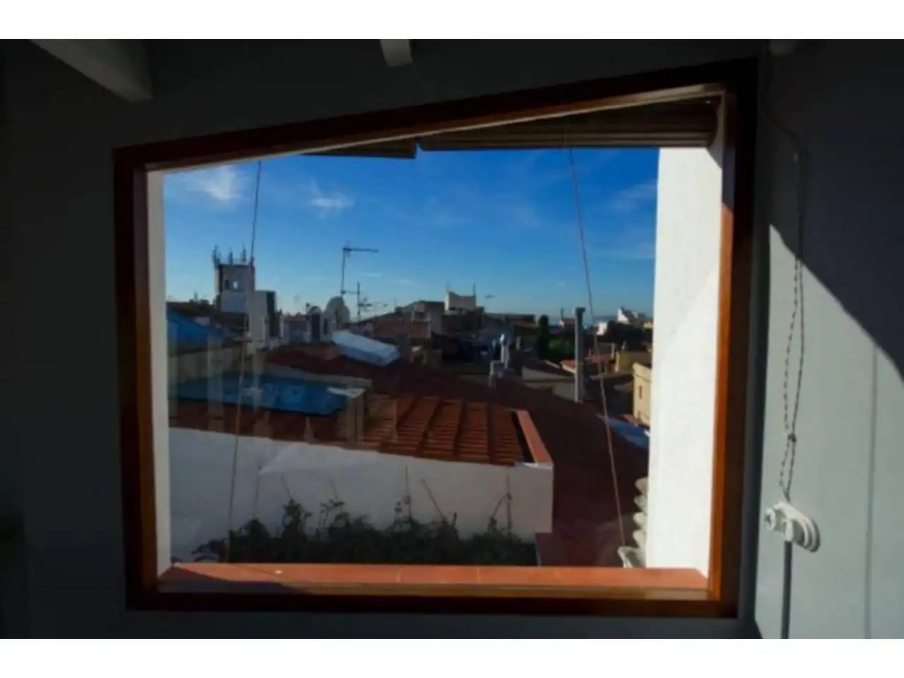 Terrasse von Dachboden zur Miete in San Rafael del Río mit Klimaanlage, Heizung und Parkett
