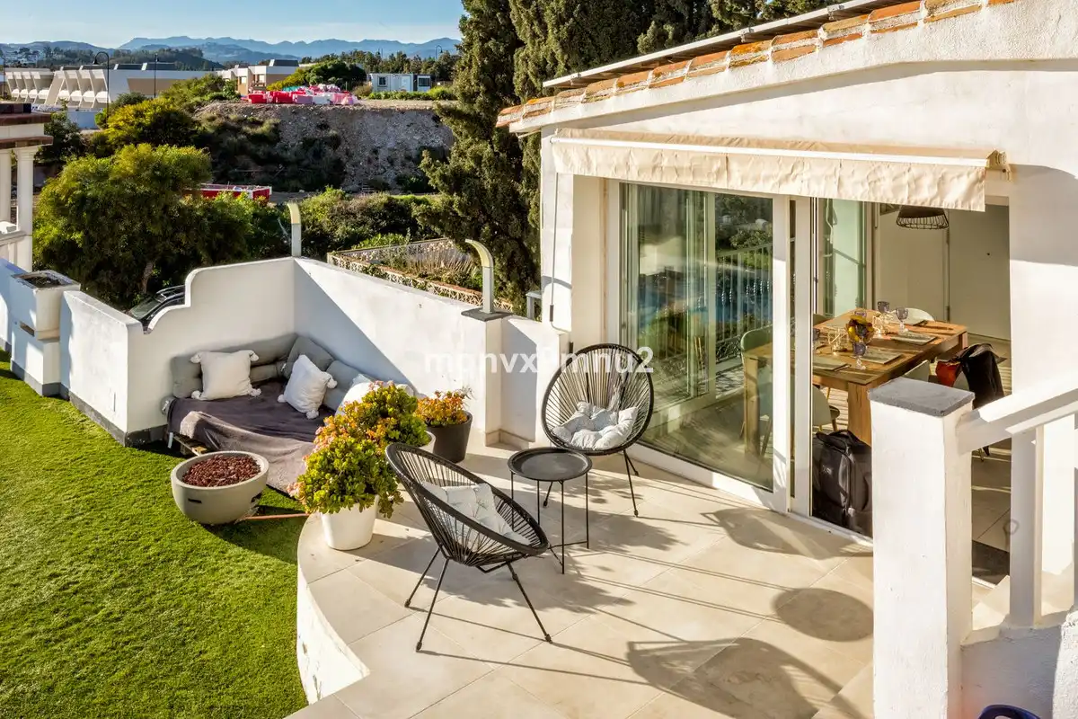 Terraza de Casa o chalet en venta en Mijas con Aire acondicionado, Calefacción y Jardín privado