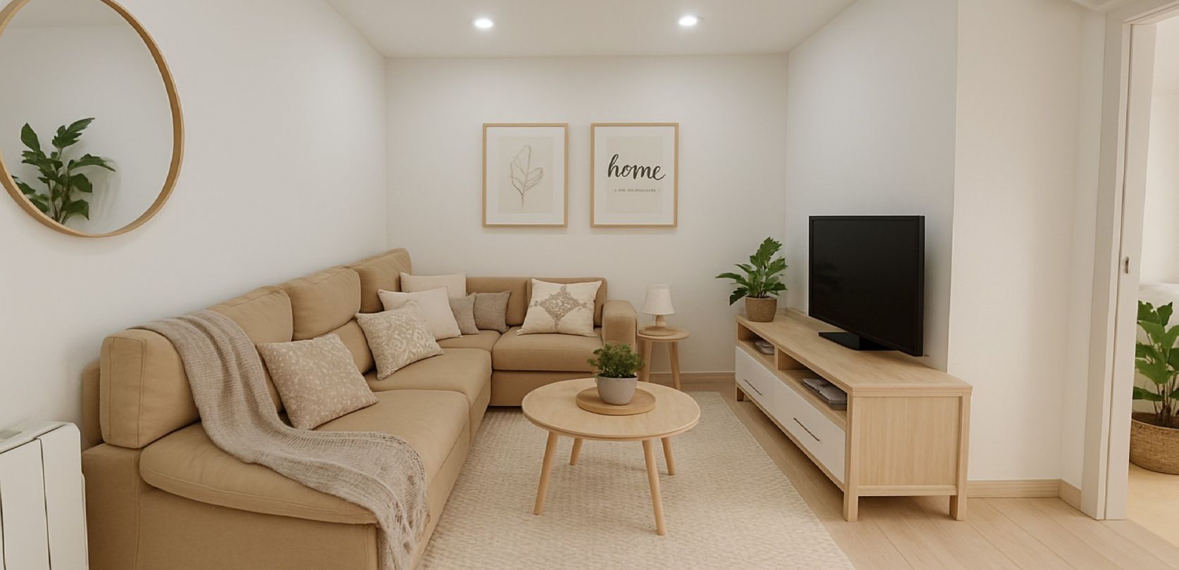 Sala de estar de Piso en venta en  Madrid Capital con Aire acondicionado, Calefacción y Amueblado