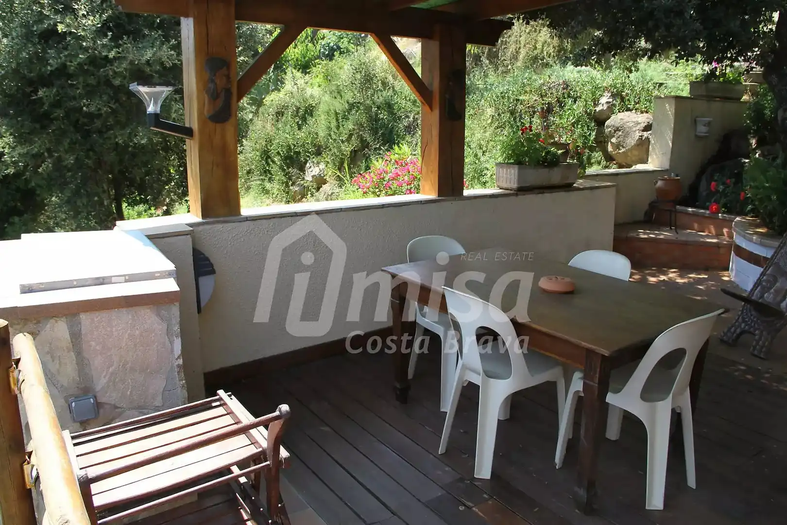 Terraza de Casa o chalet en venta en Calonge i Sant Antoni con Terraza, Trastero y Piscina