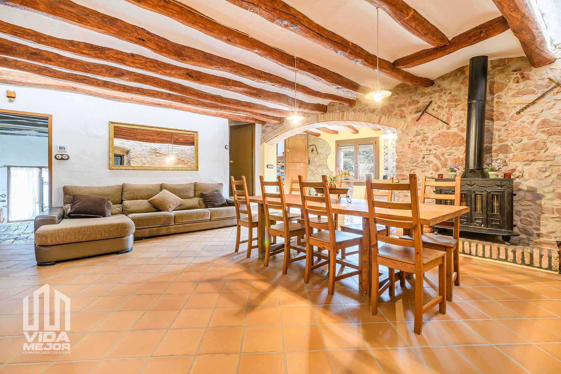 Dining room of House or chalet for sale in Vallirana  with Private garden, Terrace and Storage room