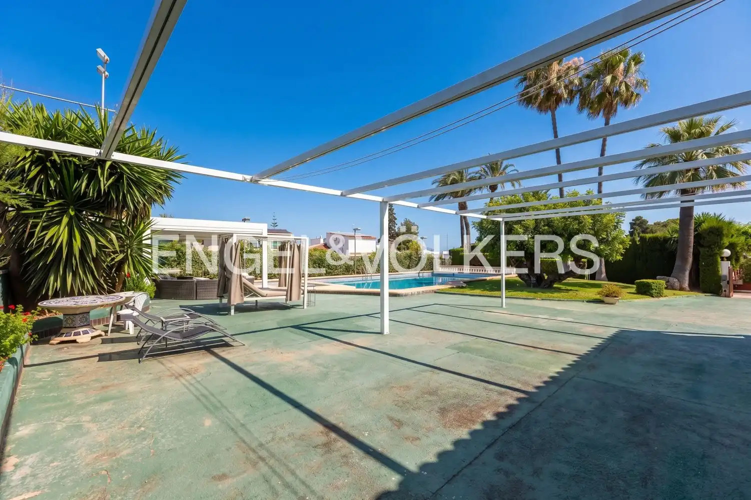 Terraza de Casa o chalet en venta en Chiva con Aire acondicionado, Calefacción y Jardín privado