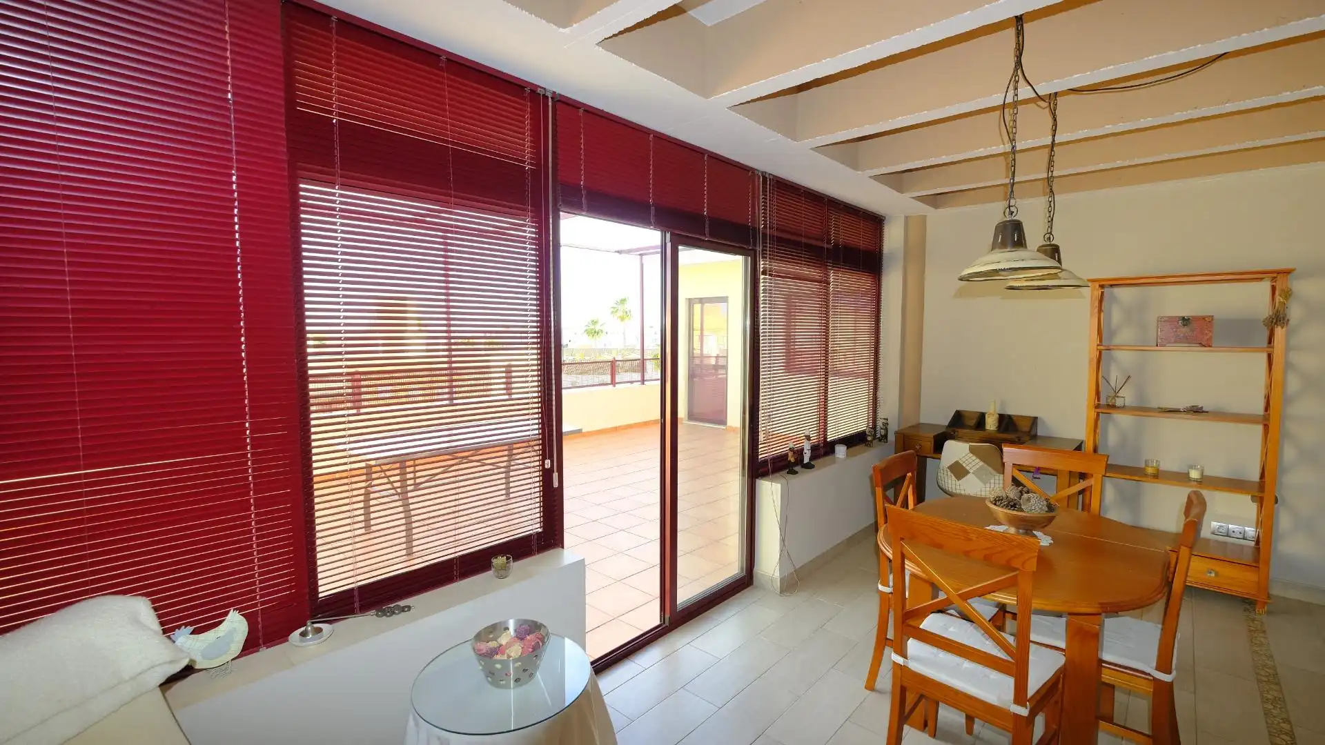 Dining room of Attic for rent in Alcalá de Guadaira  with Air Conditioner, Heating and Terrace