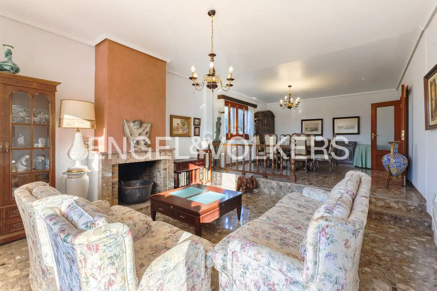 Sala de estar de Casa o chalet en venta en Pedralba con Calefacción, Jardín privado y Terraza