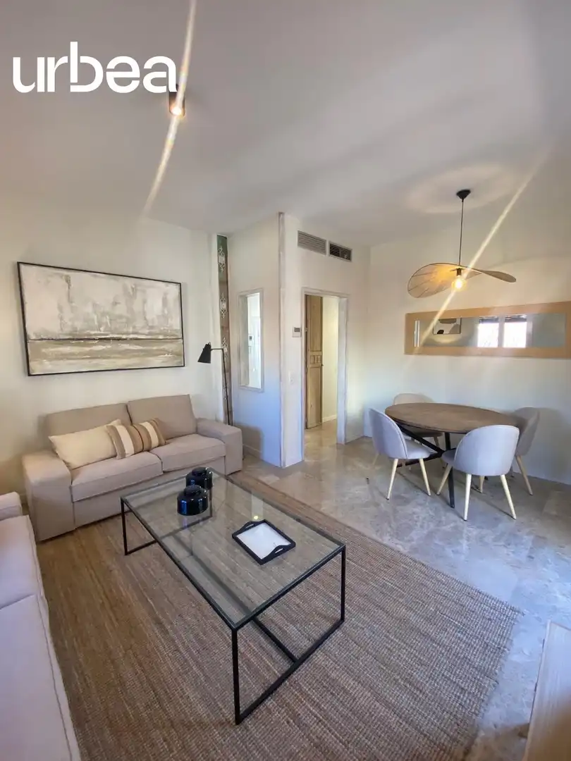 Sala de estar de Ático de alquiler en Málaga con Terraza, Amueblado y Balcón