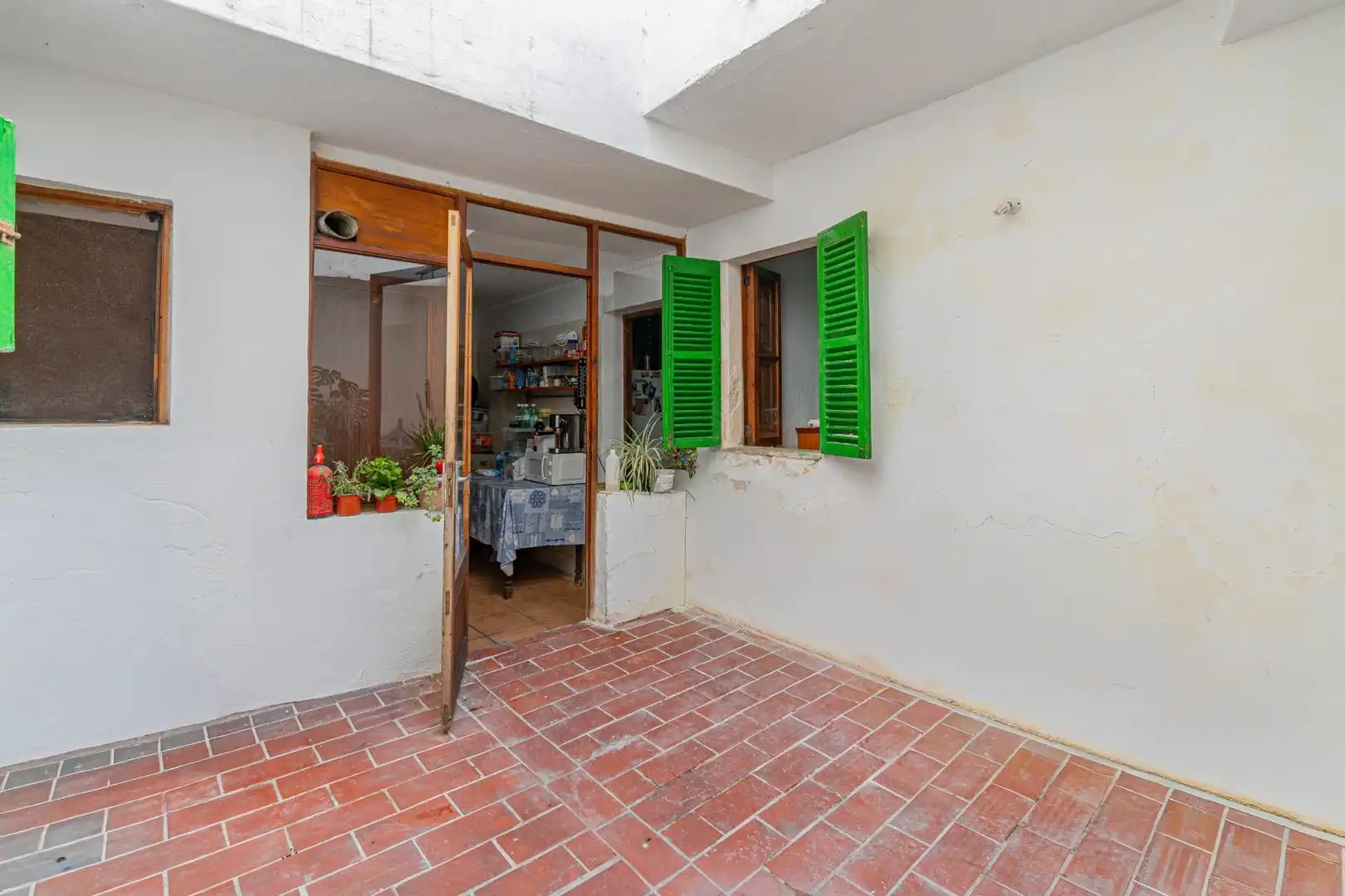 Vista exterior de Casa adosada en venta en Inca con Alarma