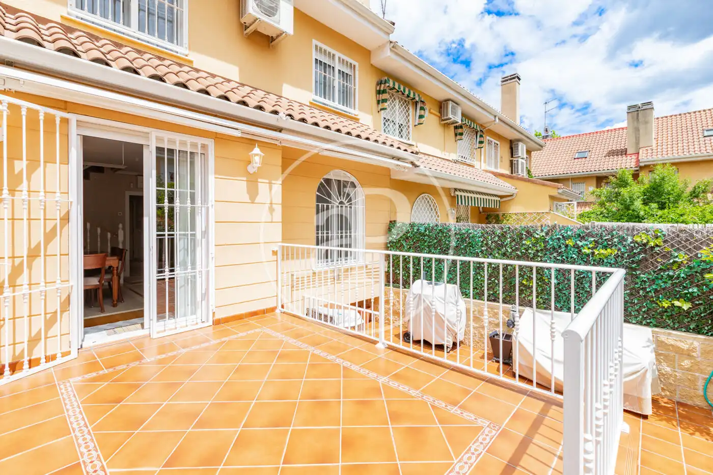 Exterior view of Detached homes for sale in Madrid  with Heating, Private garden and Terrace