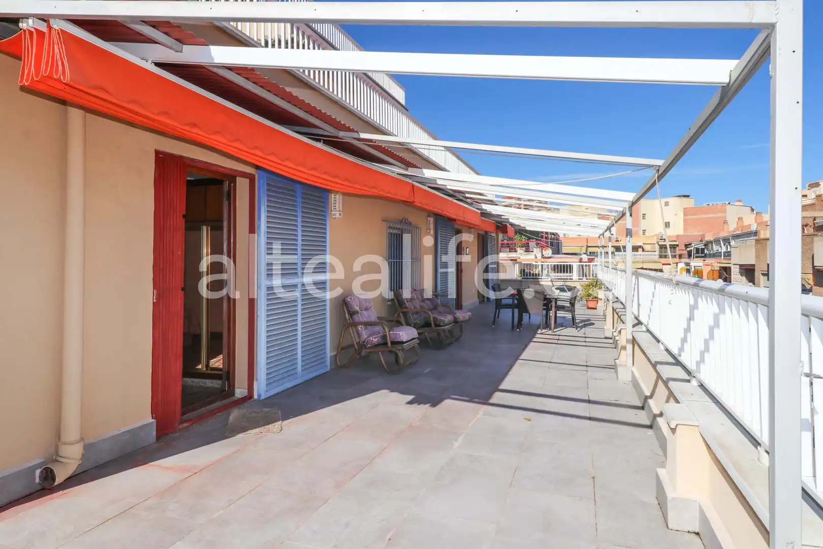 Terrasse von Dachboden zum Verkauf in Benidorm mit Klimaanlage und Terrasse