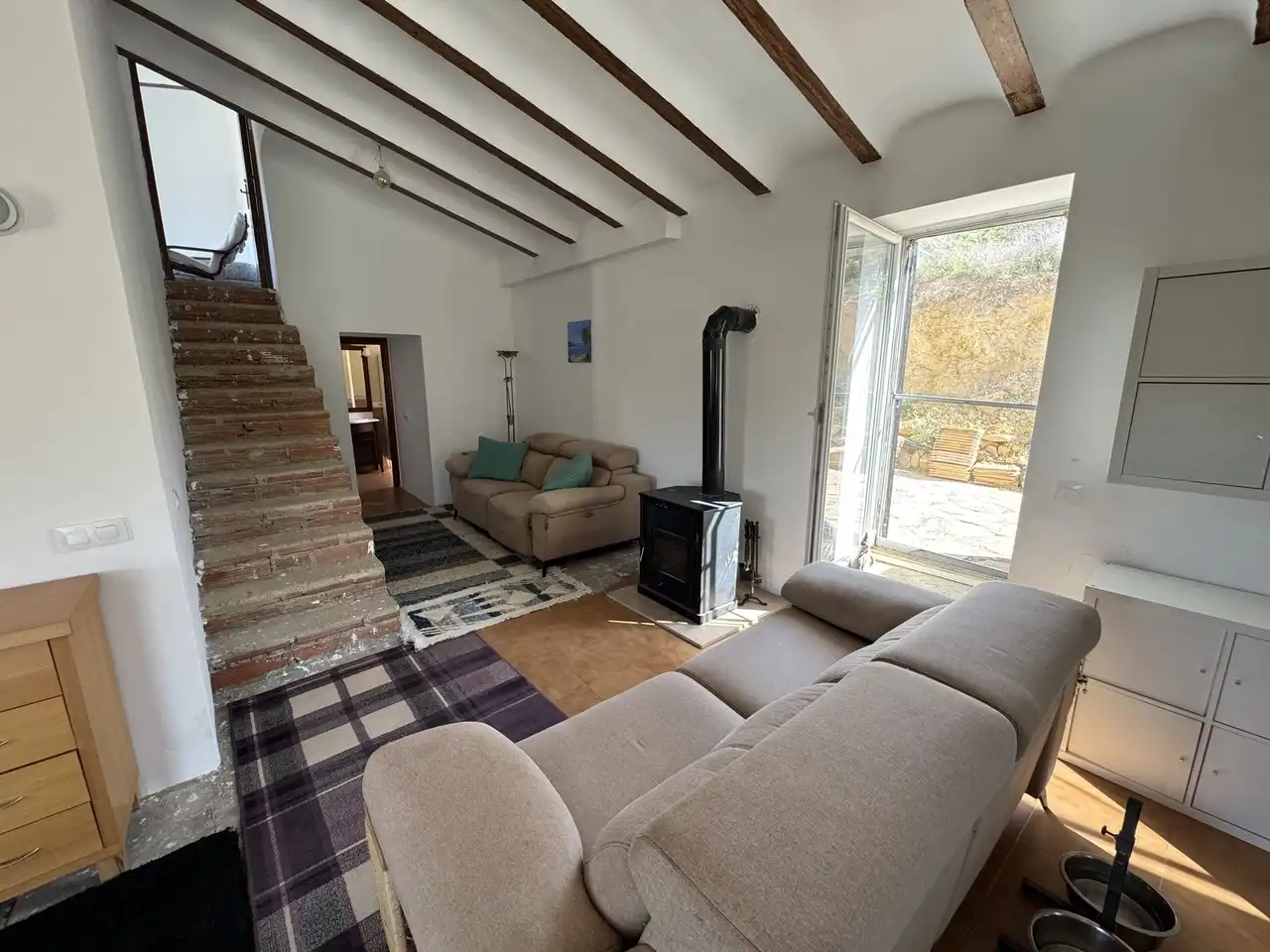 Wohnzimmer von Country house zum Verkauf in Los Gallardos mit Terrasse