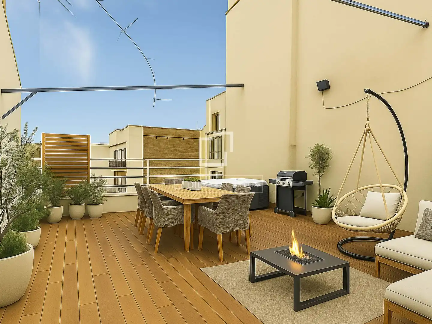 Terraza de Piso en venta en Barcelona con Calefacción, Terraza y Balcón
