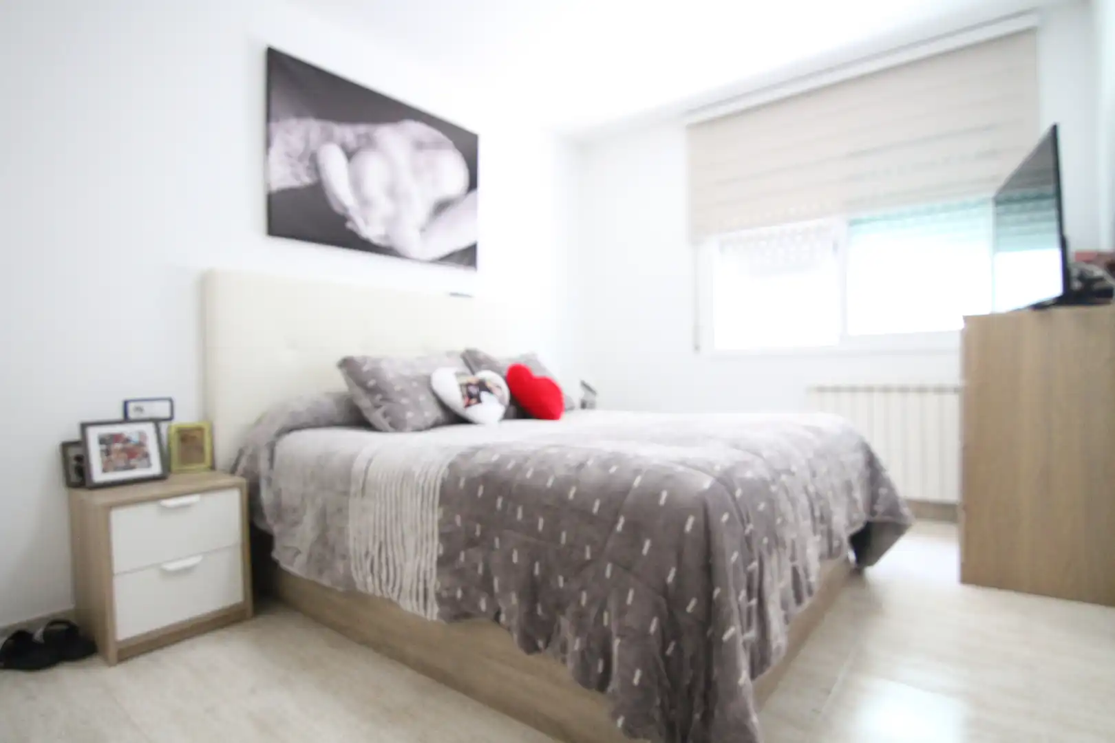 Schlafzimmer von Wohnung zum Verkauf in Olesa de Montserrat mit Klimaanlage, Heizung und Ofen