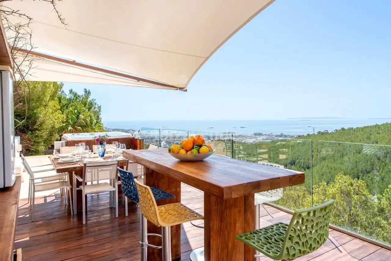 Terraza de Casa o chalet de alquiler en Eivissa con Aire acondicionado, Calefacción y Piscina