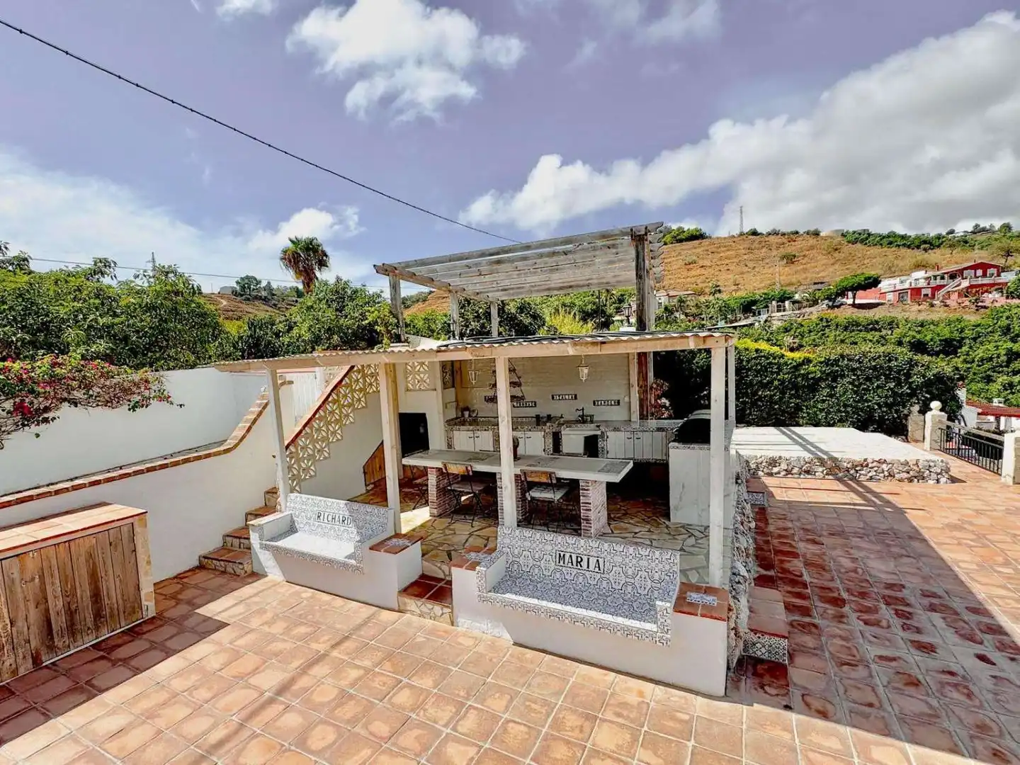 Terrassa de Casa o xalet en venda en Nerja amb Aire condicionat i Piscina