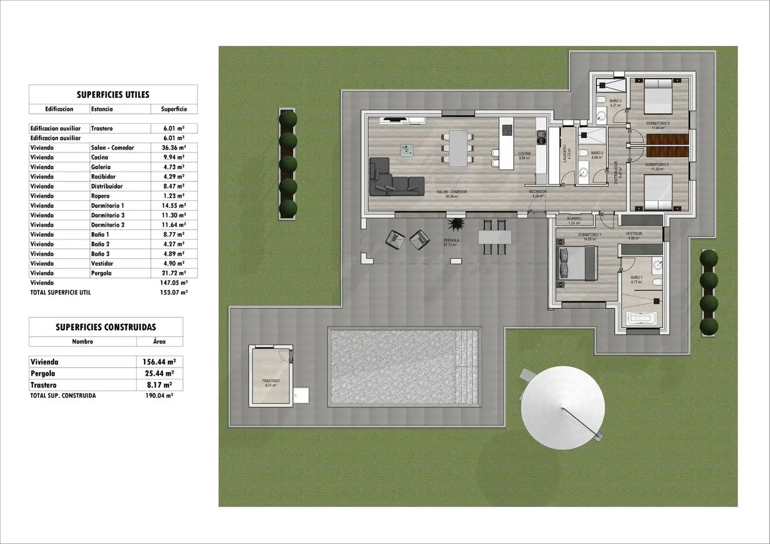 Casa amb piscina en venda a N/A, imagen 8