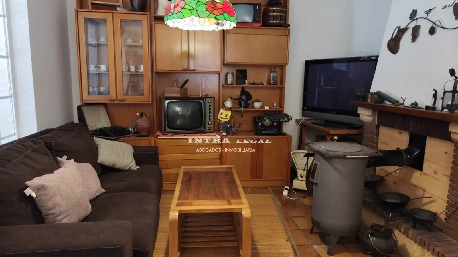 Living room of Houses for sale in Valverdón  with Heating, Swimming Pool and Furnished