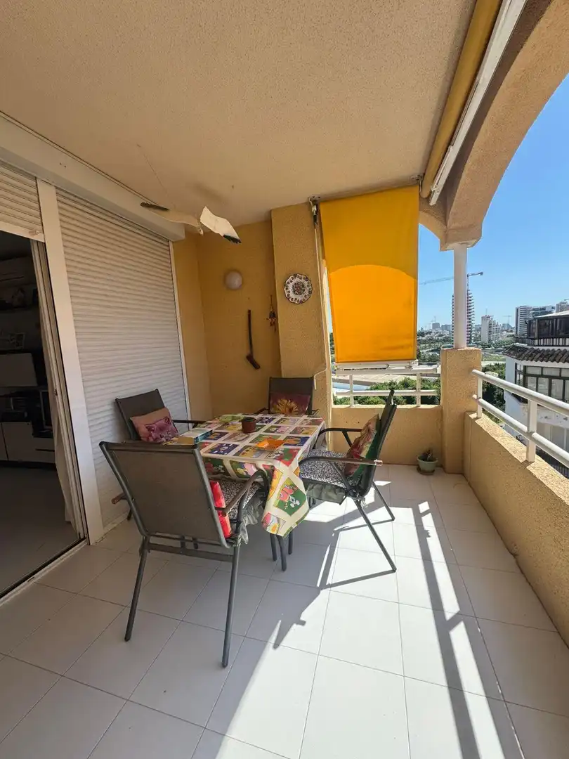 Terraza de Ático en venta en Calpe / Calp con Jardín privado, Terraza y Amueblado