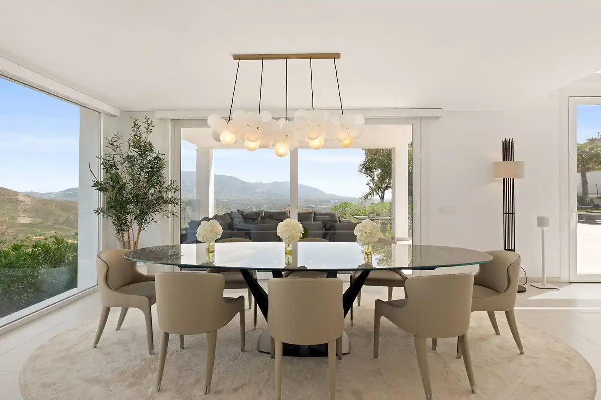 Dining room of Detached homes for sale in Ojén  with Air Conditioner and Terrace