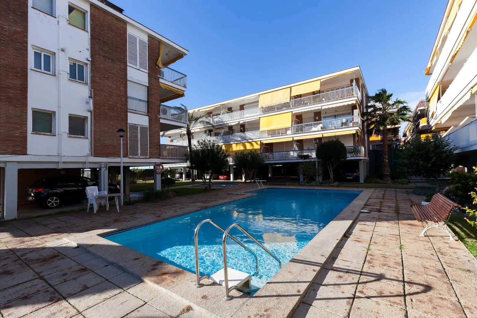 Swimming pool of Apartments for sale in Castelldefels  with Air Conditioner, Heating and Terrace