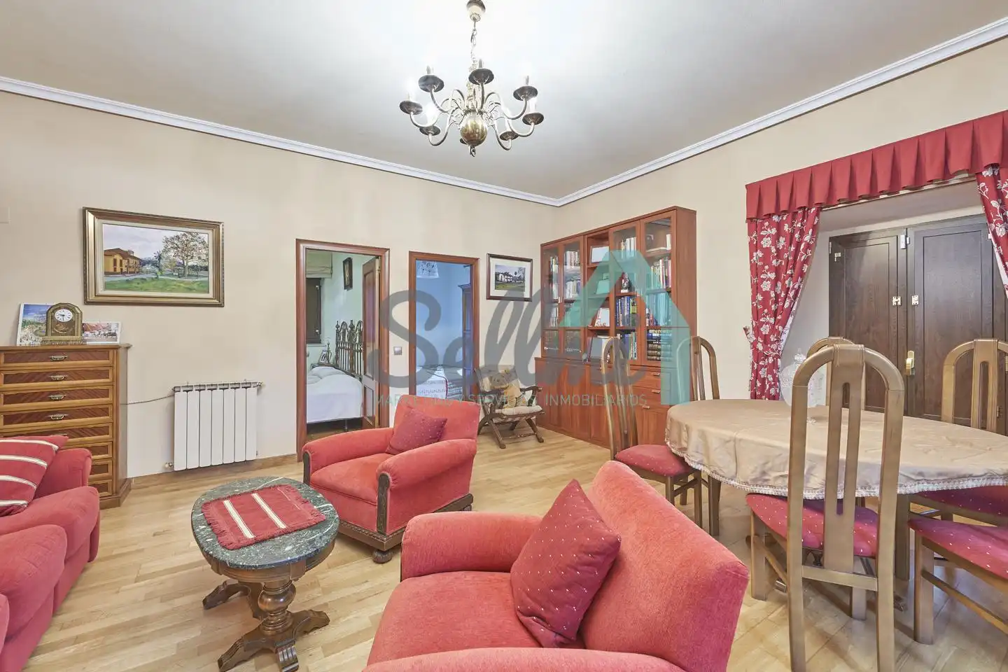 Living room of Houses for sale in Ribera de Arriba  with Heating, Private garden and Terrace