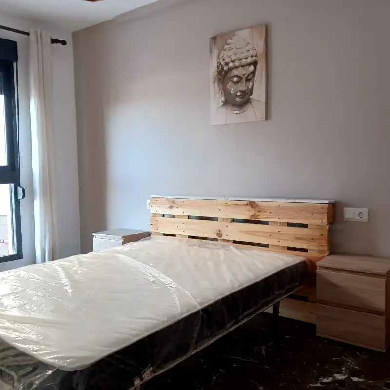 Bedroom of Flat for rent in La Font d'en Carròs  with Air Conditioner, Furnished and Balcony