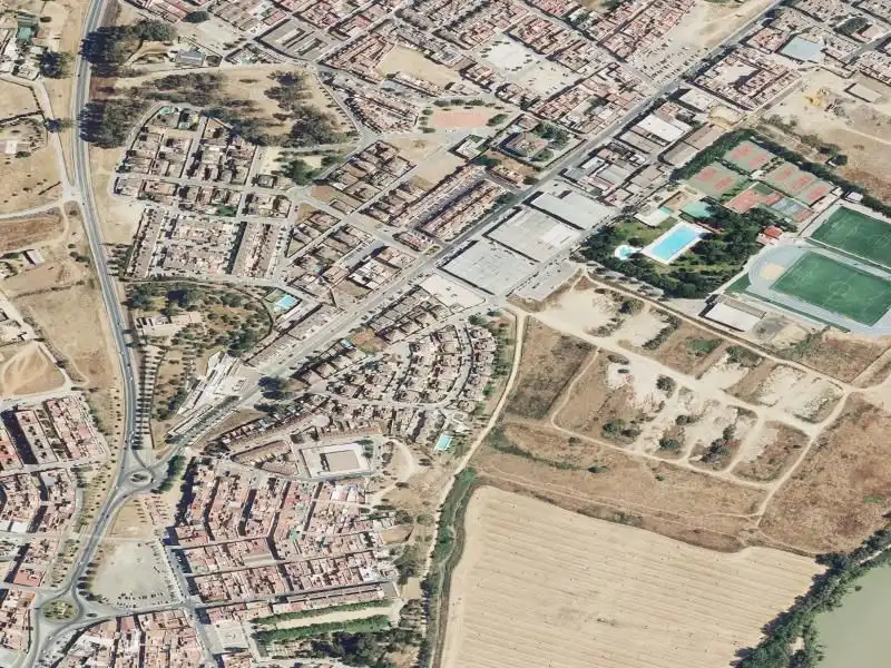 Vista exterior de Casa o xalet en venda en Coria del Río