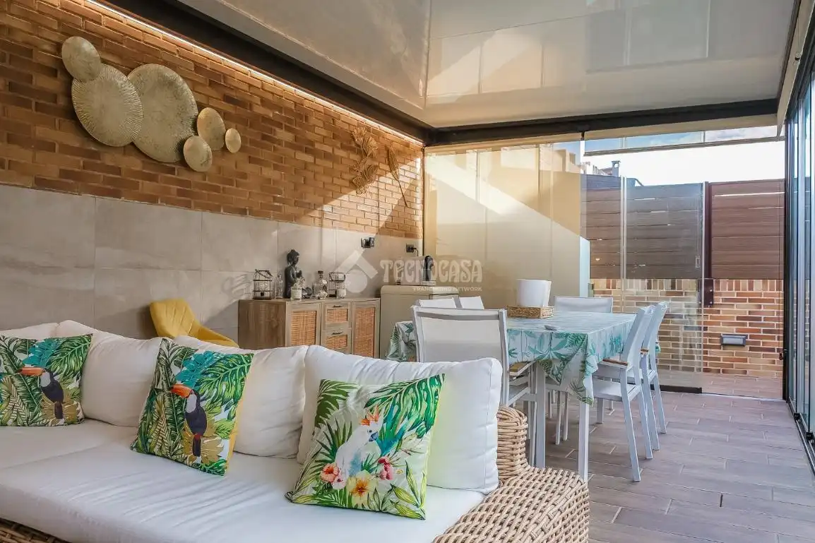 Terrace of Detached homes for sale in Arroyomolinos (Madrid)  with Air Conditioner, Heating and Private garden