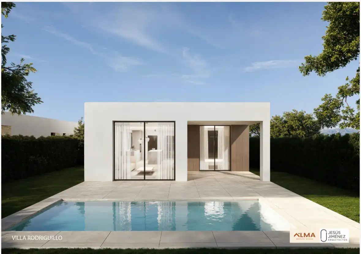 Vista exterior de Casa o chalet en venta en El Pinós / Pinoso con Jardín privado, Terraza y Piscina
