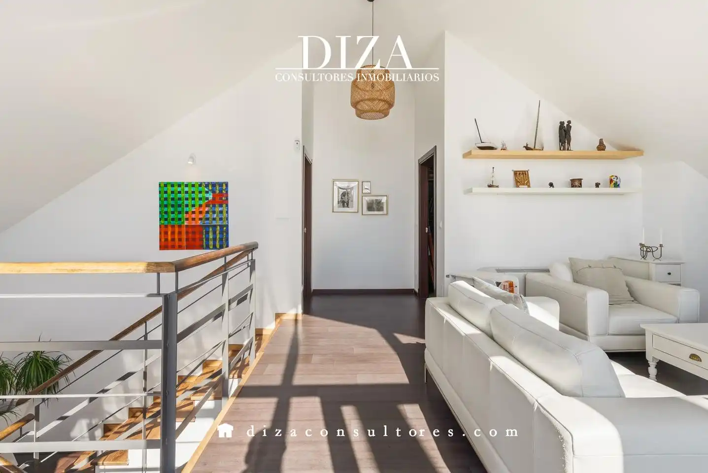 Sala de estar de Casa adosada en venta en Montecillo