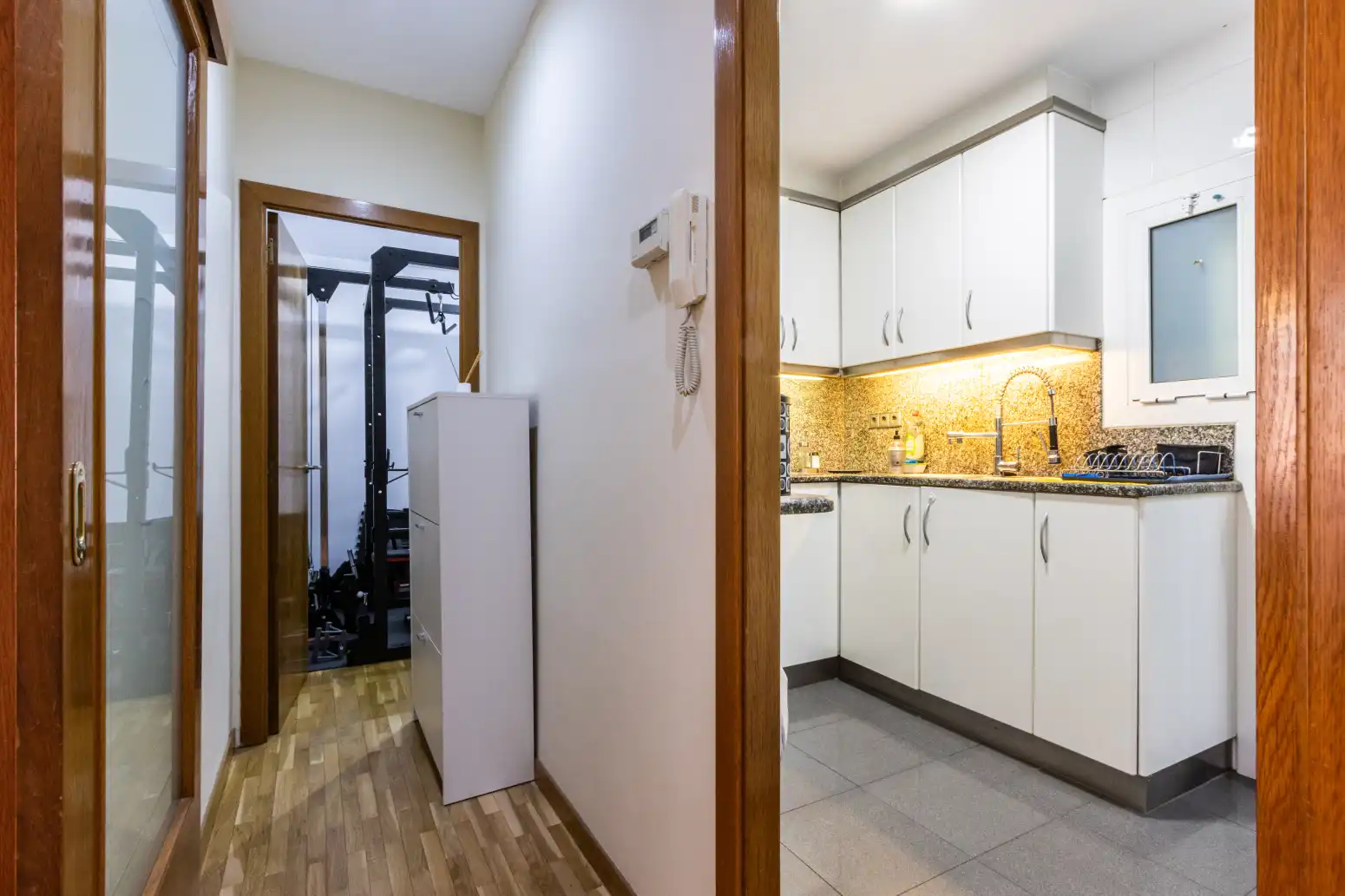 Kitchen of Flat for sale in Terrassa  with Heating, Parquet flooring and Balcony