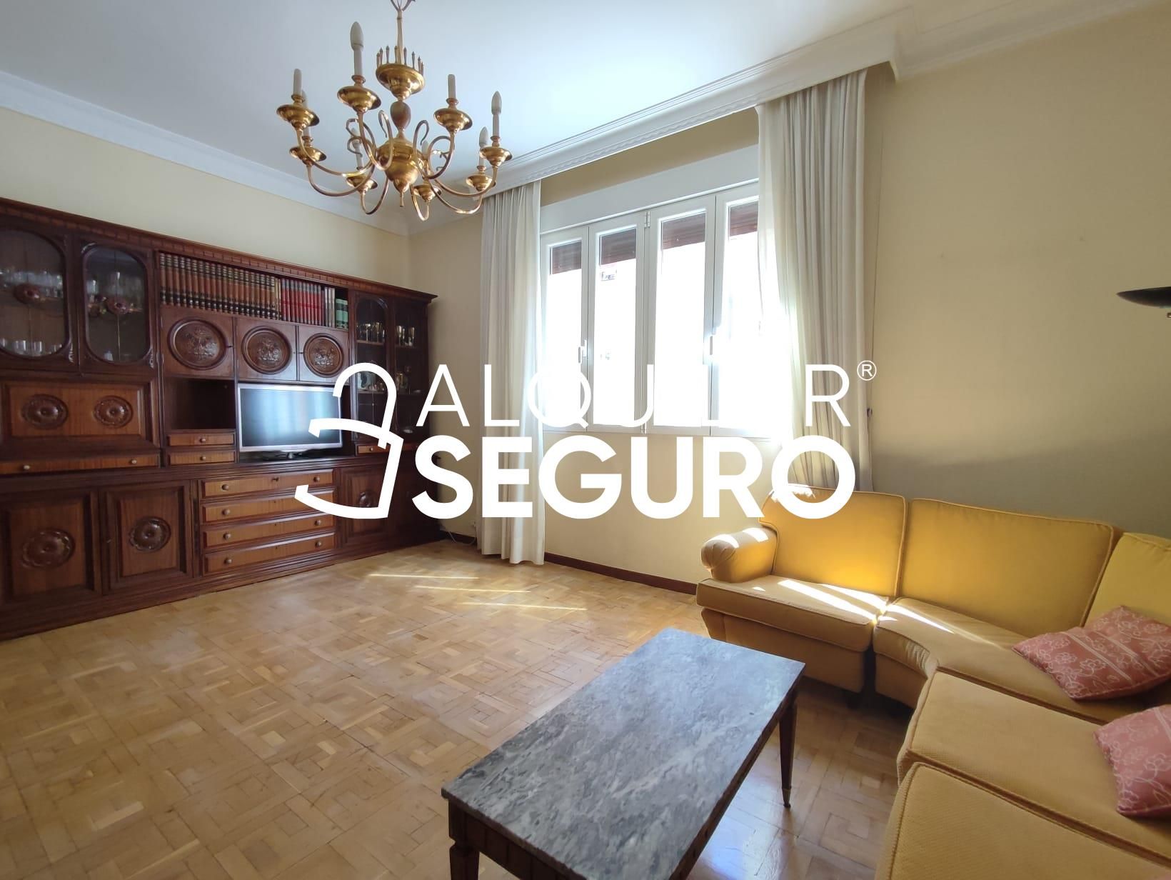 Living room of Flat to rent in  Madrid Capital  with Heating and Furnished
