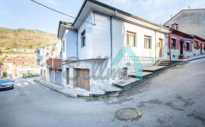 Exterior view of Single-family semi-detached for sale in Mieres (Asturias)  with Heating, Private garden and Terrace