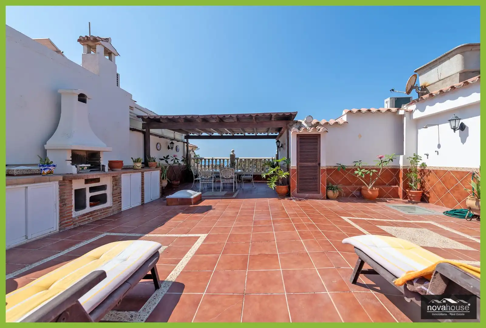 Terraza de Casa o chalet en venta en Málaga con Aire acondicionado, Terraza y Trastero