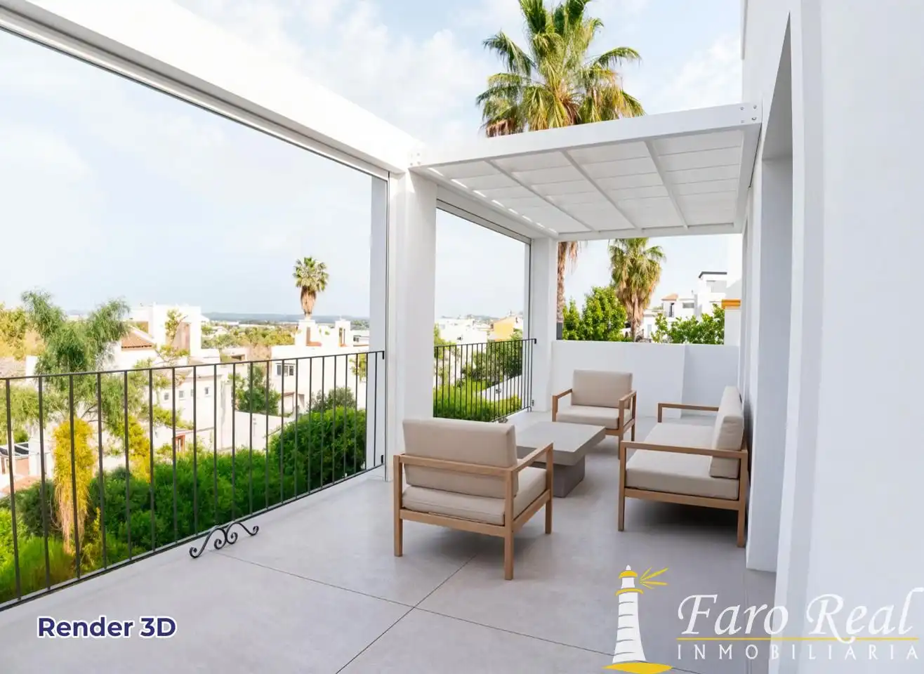 Terrassa de Casa o xalet en venda en Sanlúcar de Barrameda amb Aire condicionat, Jardí privat i Terrassa