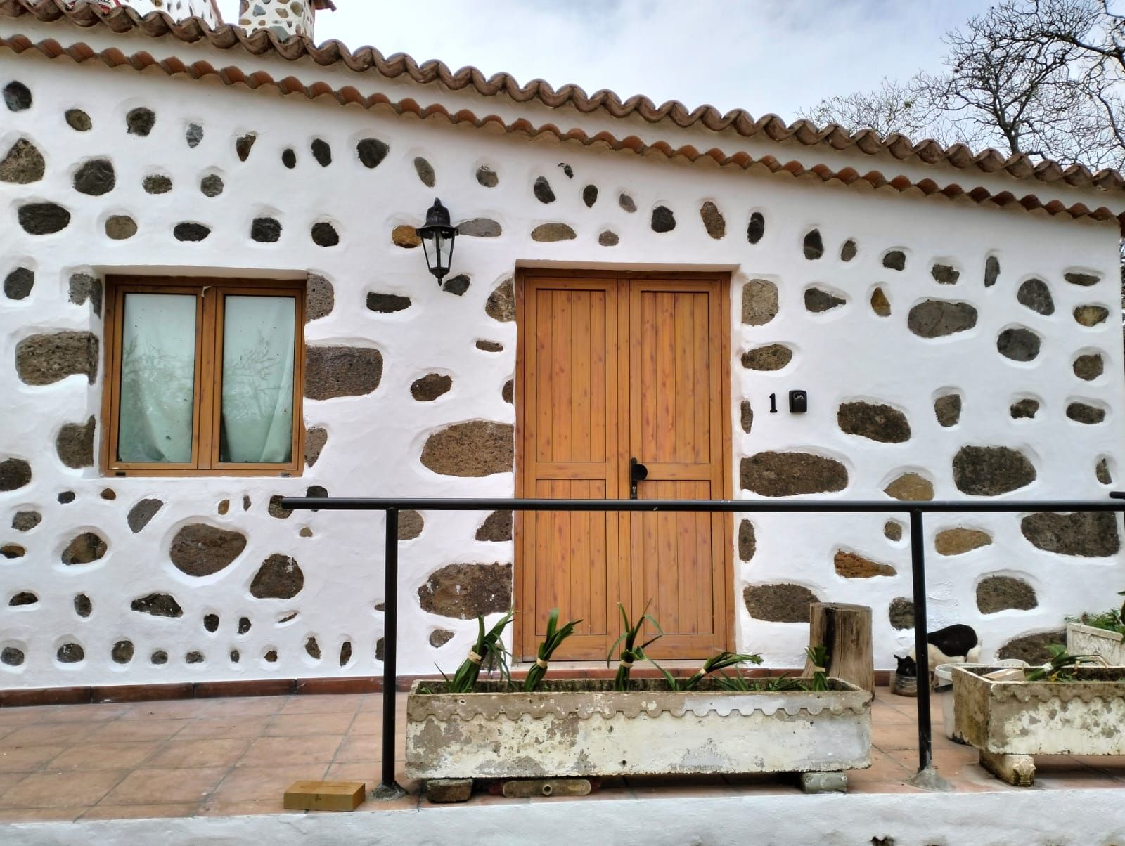Vista exterior de Finca rústica de lloguer en Valleseco amb Jardí privat i Terrassa