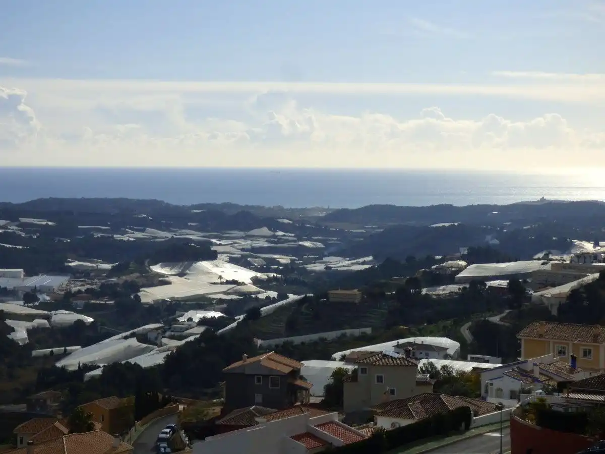 Exterior view of Detached homes for sale in Callosa d'en Sarrià  with Air Conditioner, Heating and Private garden