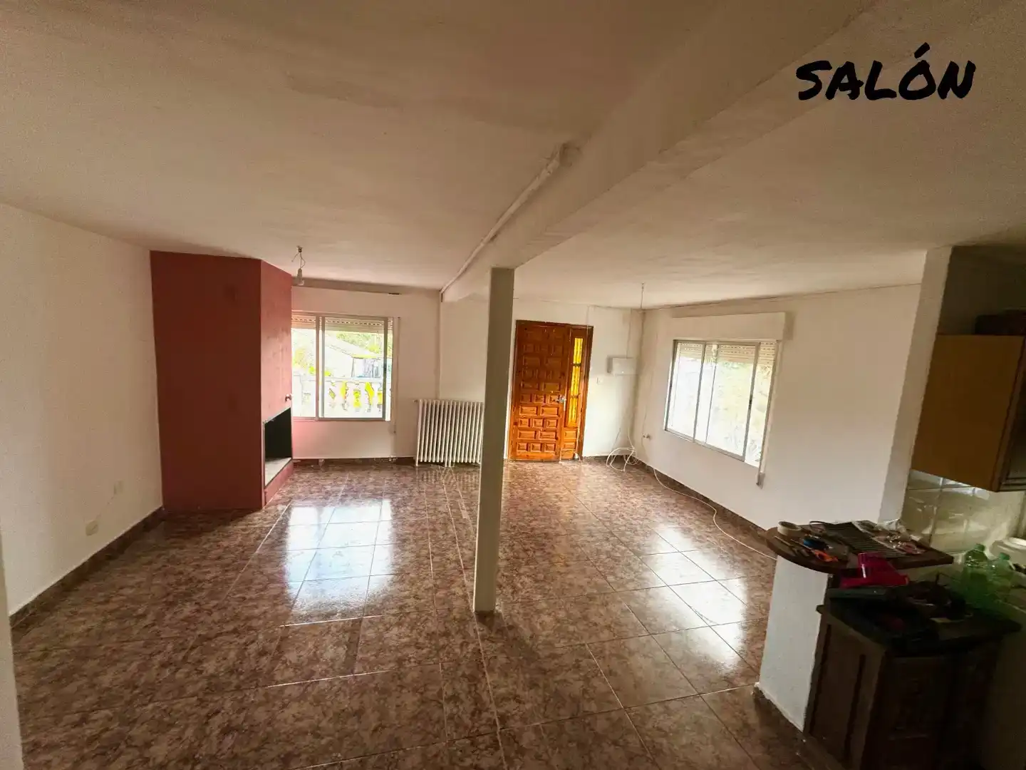 Sala de estar de Casa o chalet en venta en Sanzoles con Jardín privado, Parquet y Piscina
