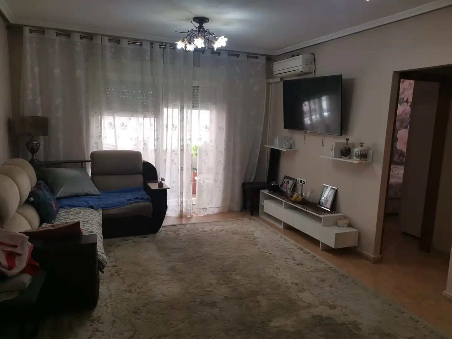 Sala de estar de Piso en venta en Bigastro con Aire acondicionado, Trastero y Amueblado