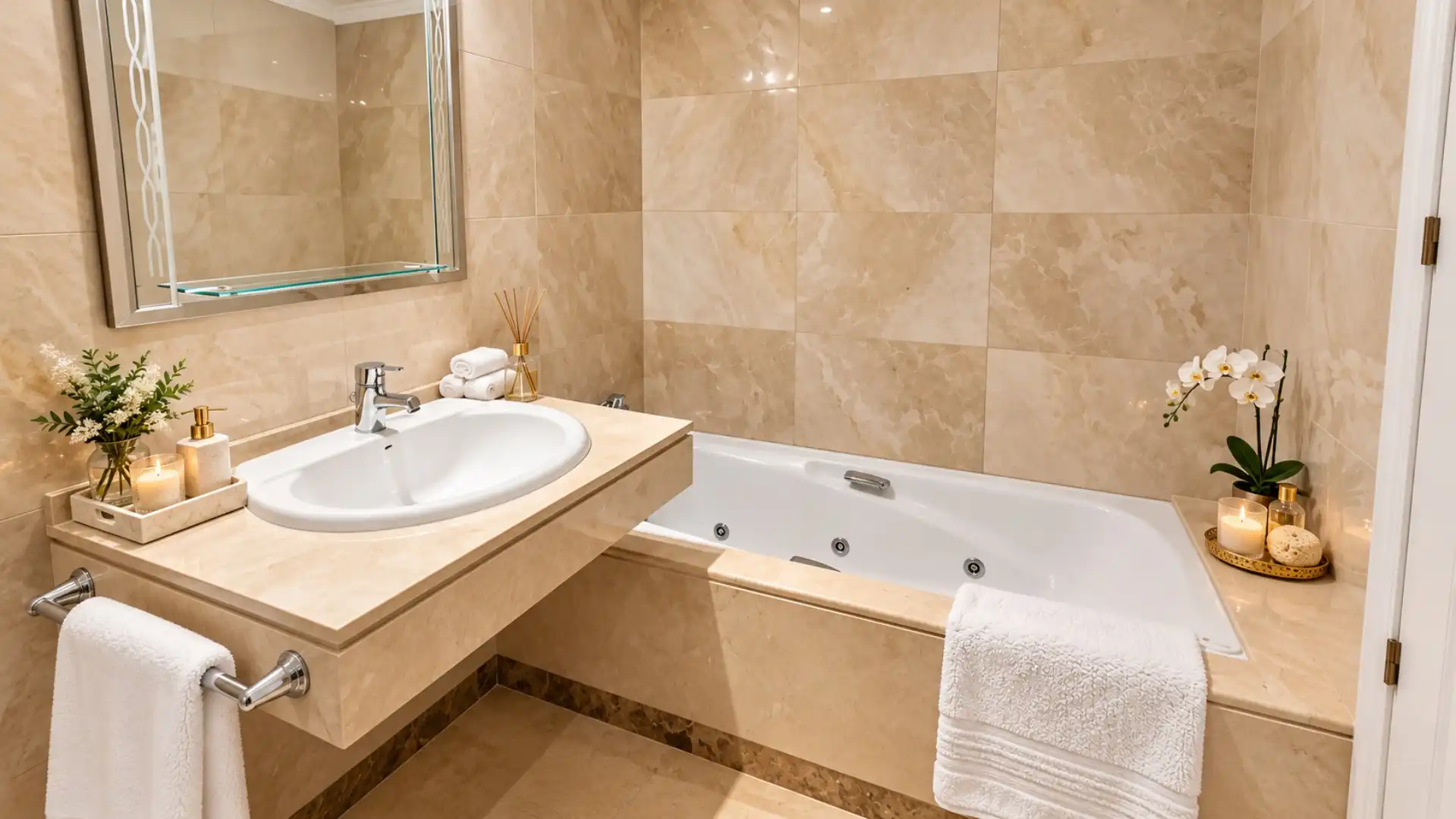 Baño de Apartamento en venta en La Duquesa