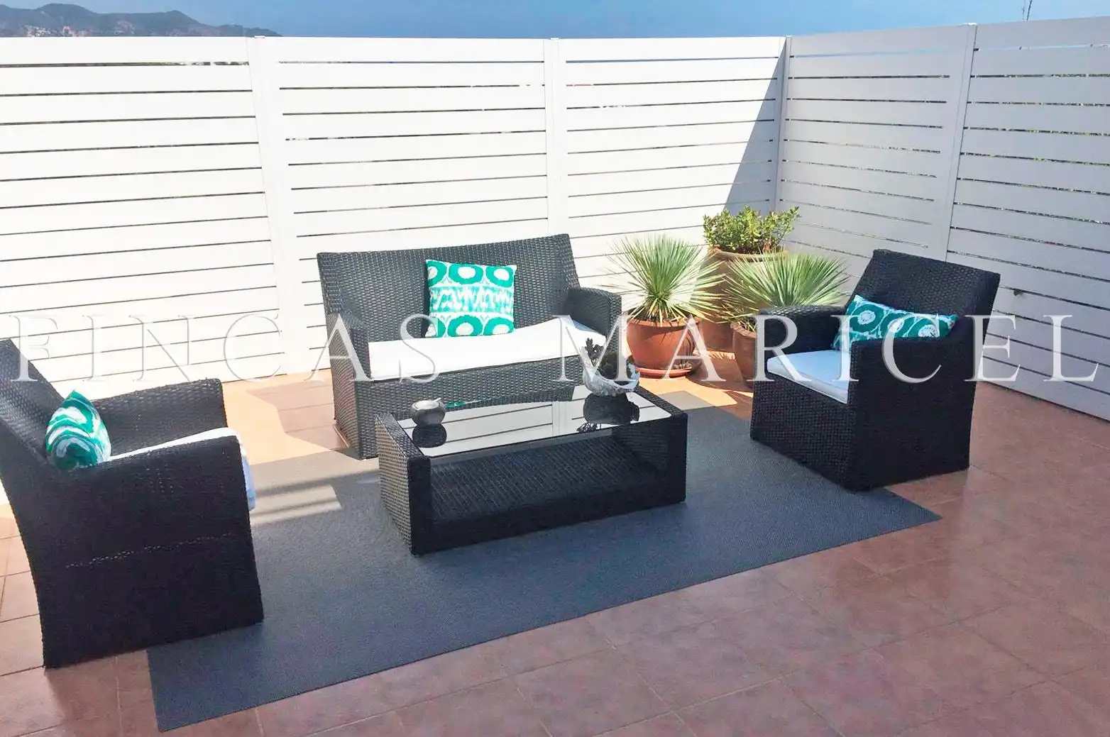 Terraza de Casa o chalet en venta en Sitges con Aire acondicionado, Calefacción y Jardín privado