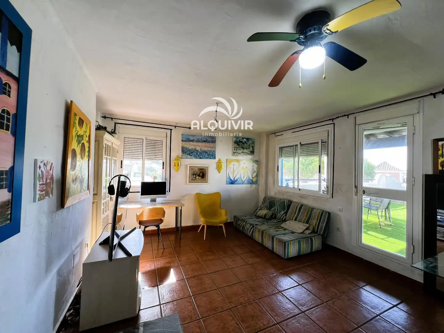 Living room of Flat for sale in Almonte  with Terrace and Furnished