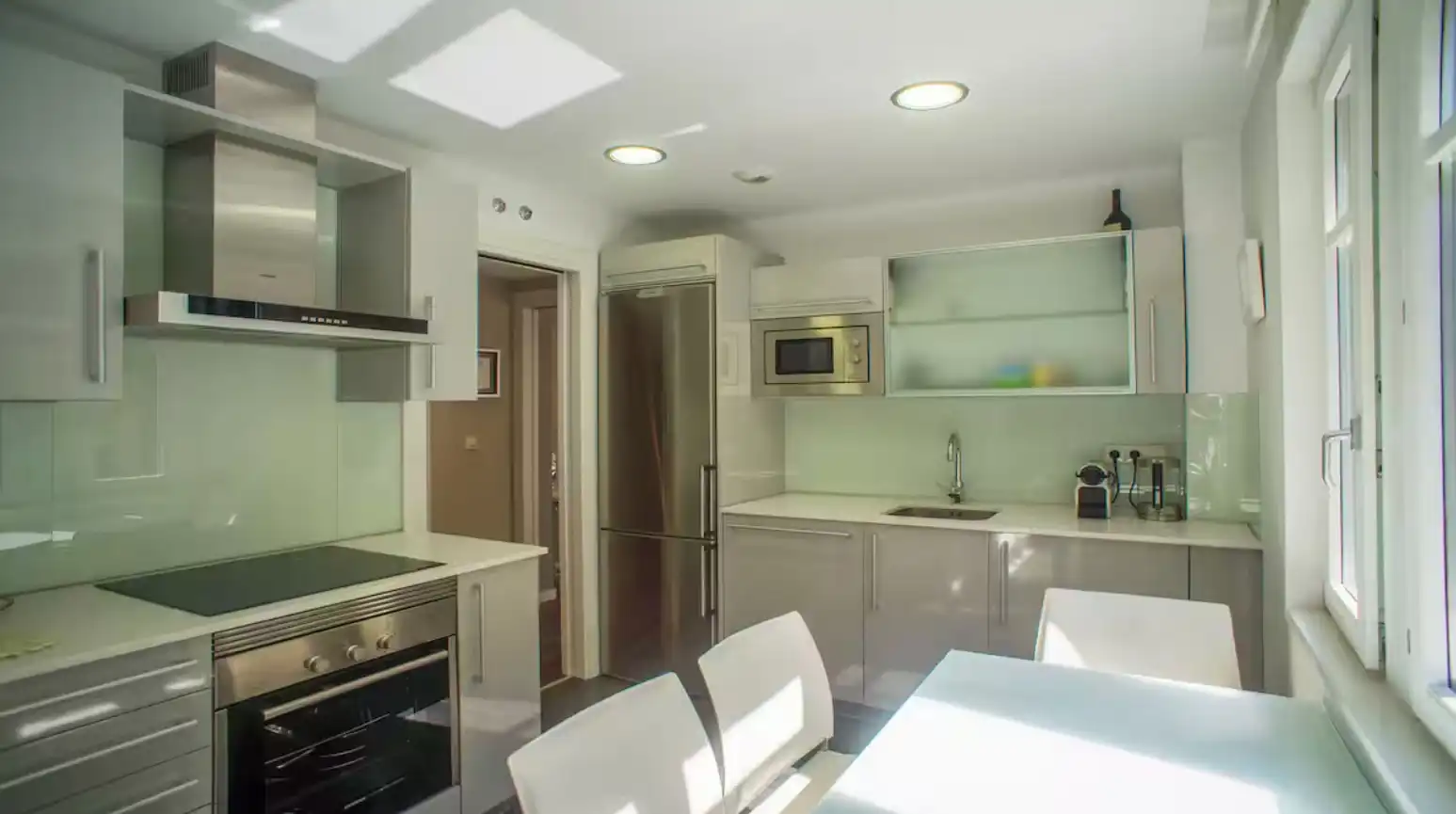 Cuina de Apartament de lloguer en Donostia - San Sebastián  amb Aire condicionat, Calefacció i Parquet