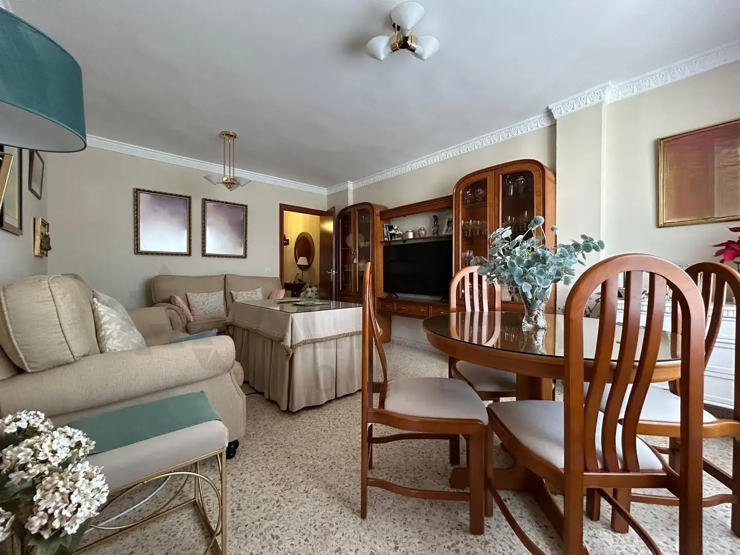 Living room of Flat for sale in Jerez de la Frontera  with Air Conditioner and Private garden