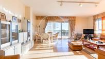 Living room of Flat for sale in Burriana / Borriana  with Heating, Terrace and Furnished