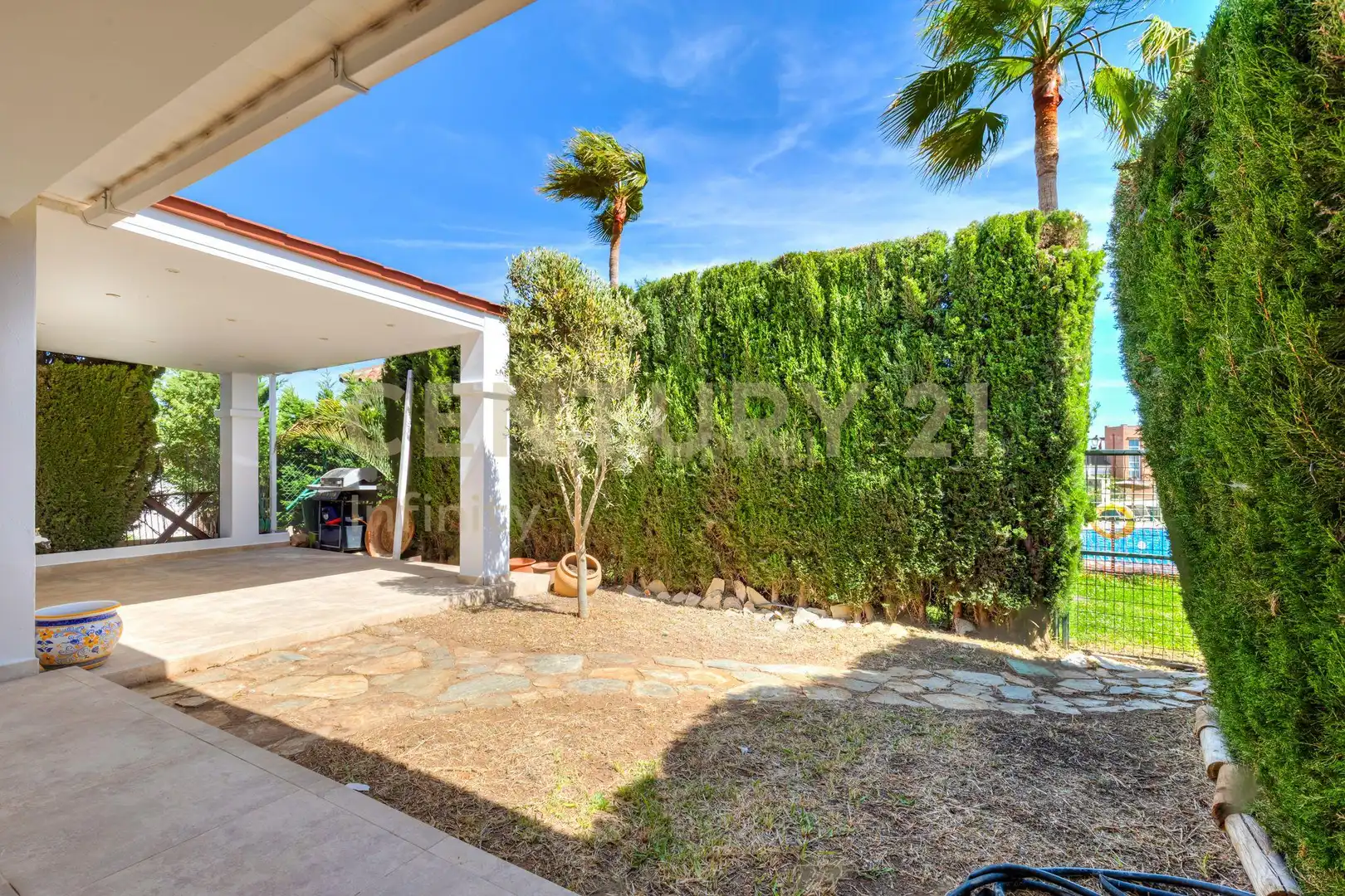 Vista exterior de Apartamento en venta en Mijas con Aire acondicionado, Jardín privado y Piscina
