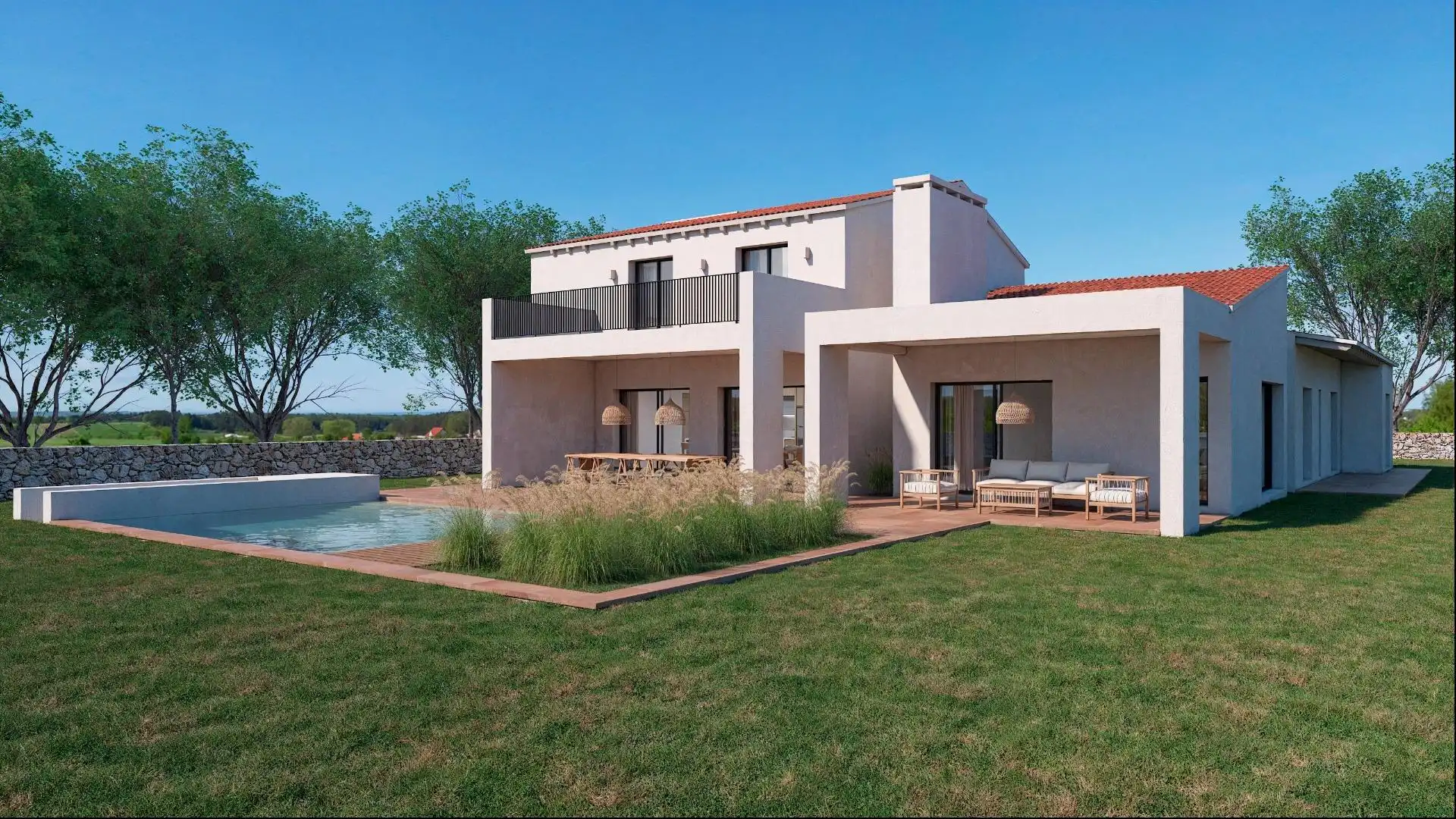 Jardín de Residencial en venta en Campos