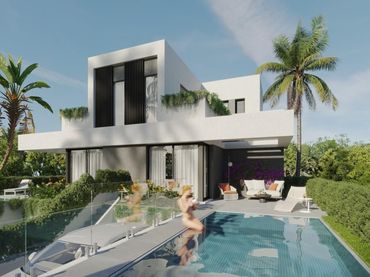 Villa avec piscine à vendre à Golf Bahía
