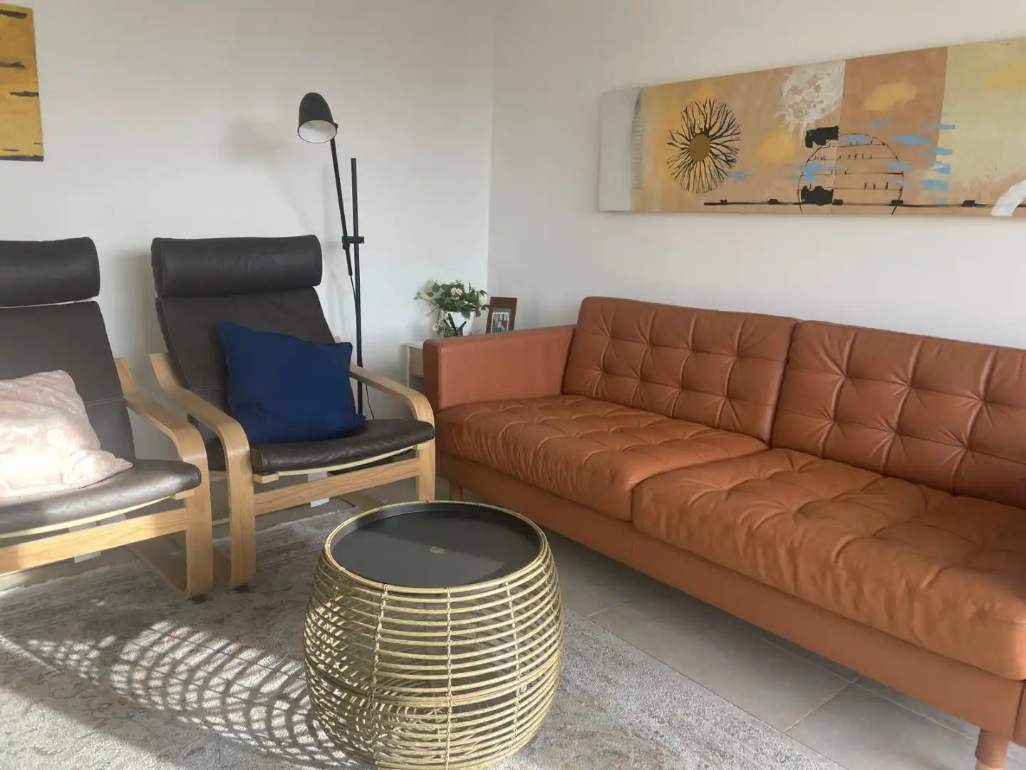 Wohnzimmer von Wohnung zum Verkauf in Sanlúcar de Barrameda mit Klimaanlage, Terrasse und Balkon